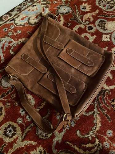 Other × Vintage Ethiopian Leather Messenger Bag