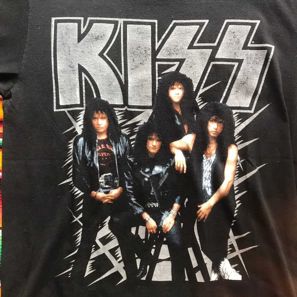 Kiss Band × Vintage Vintage Kiss Hot in the shade tou… - Gem