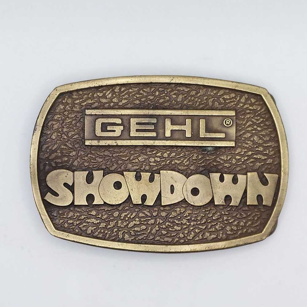 Other Gehl Showdown Belt Buckle 1976 Skid Steer L… - image 1