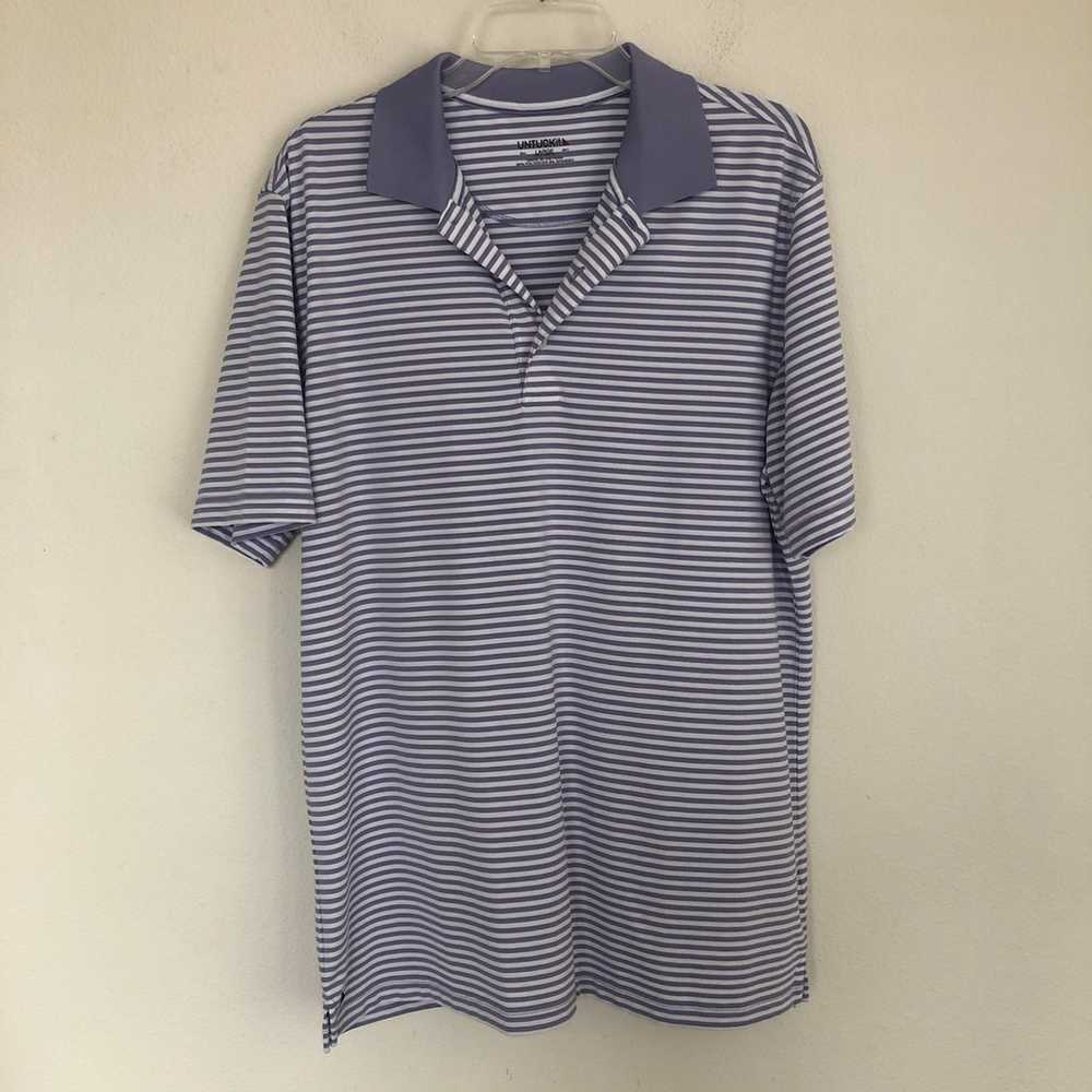 UNTUCKit UNTUCKit Short Sleeve Golf Striped Polo … - image 2