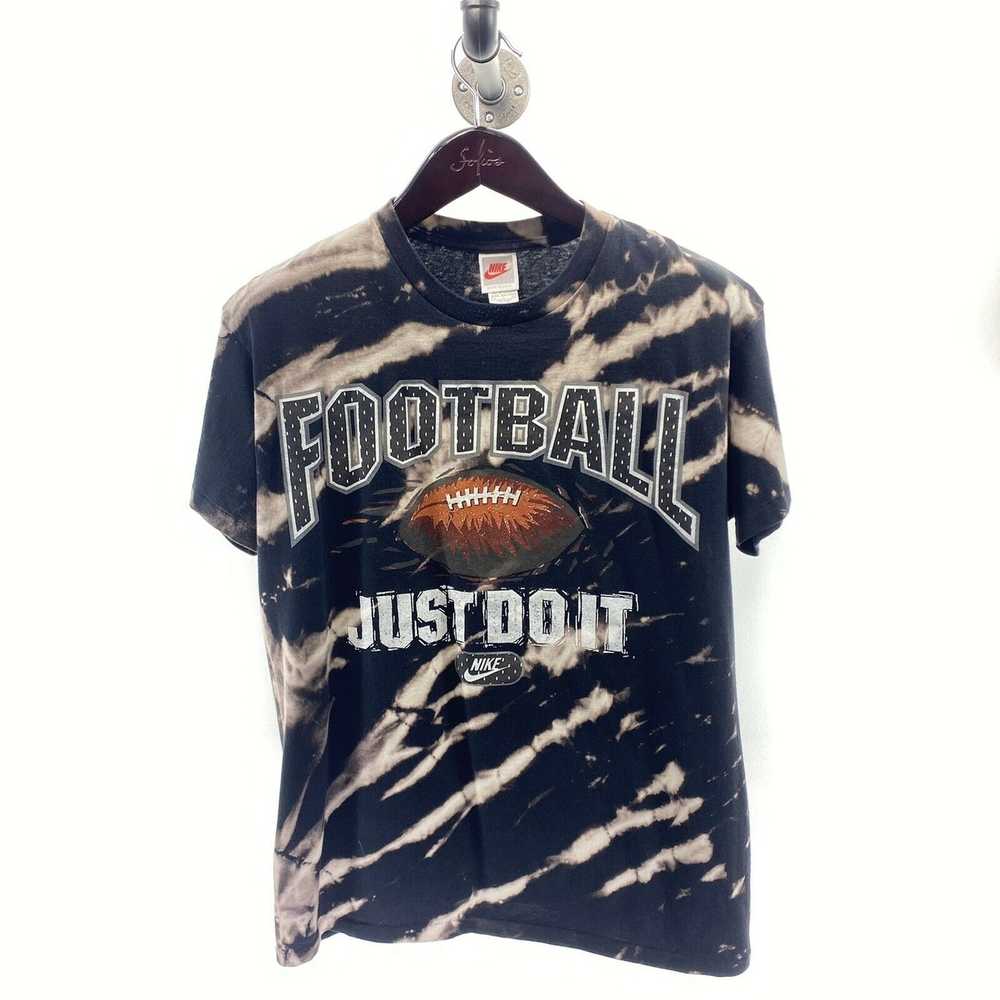 Nike × Vintage NIKE Just Do It Custom Tie Dye T-s… - image 1