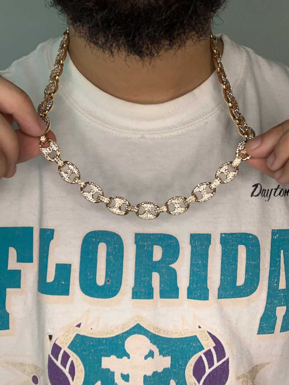 The Gold Gods Iced Gucci Link Necklace - image 2