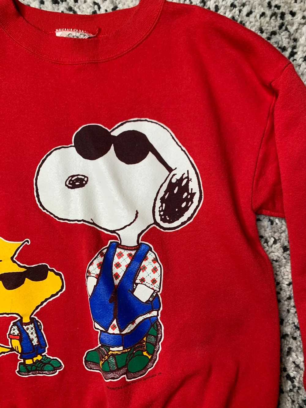 Peanuts × Vintage Snoopy very Vintage Crewneck - image 1