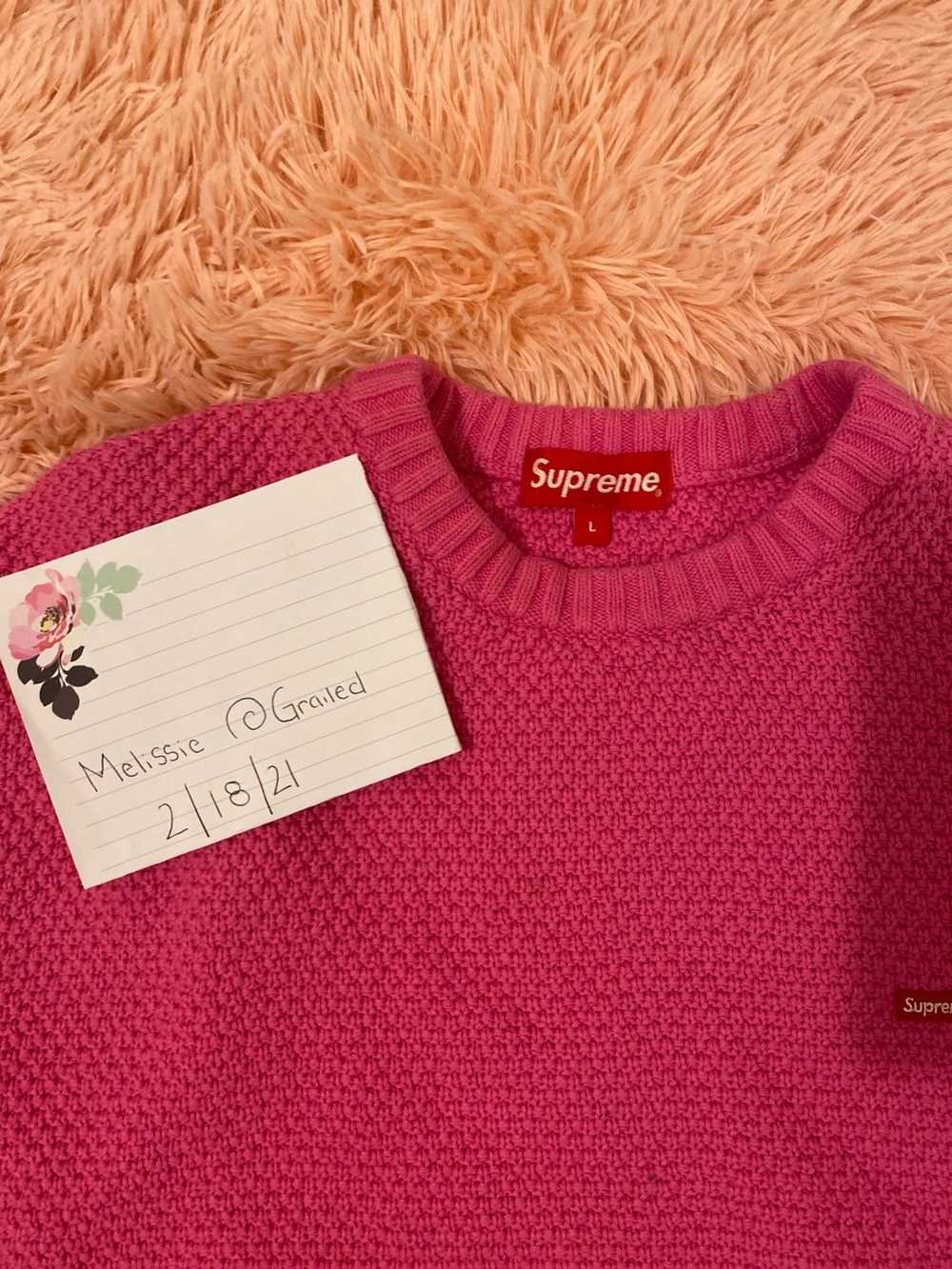 Supreme Supreme Textured Small Box Sweater - Gem