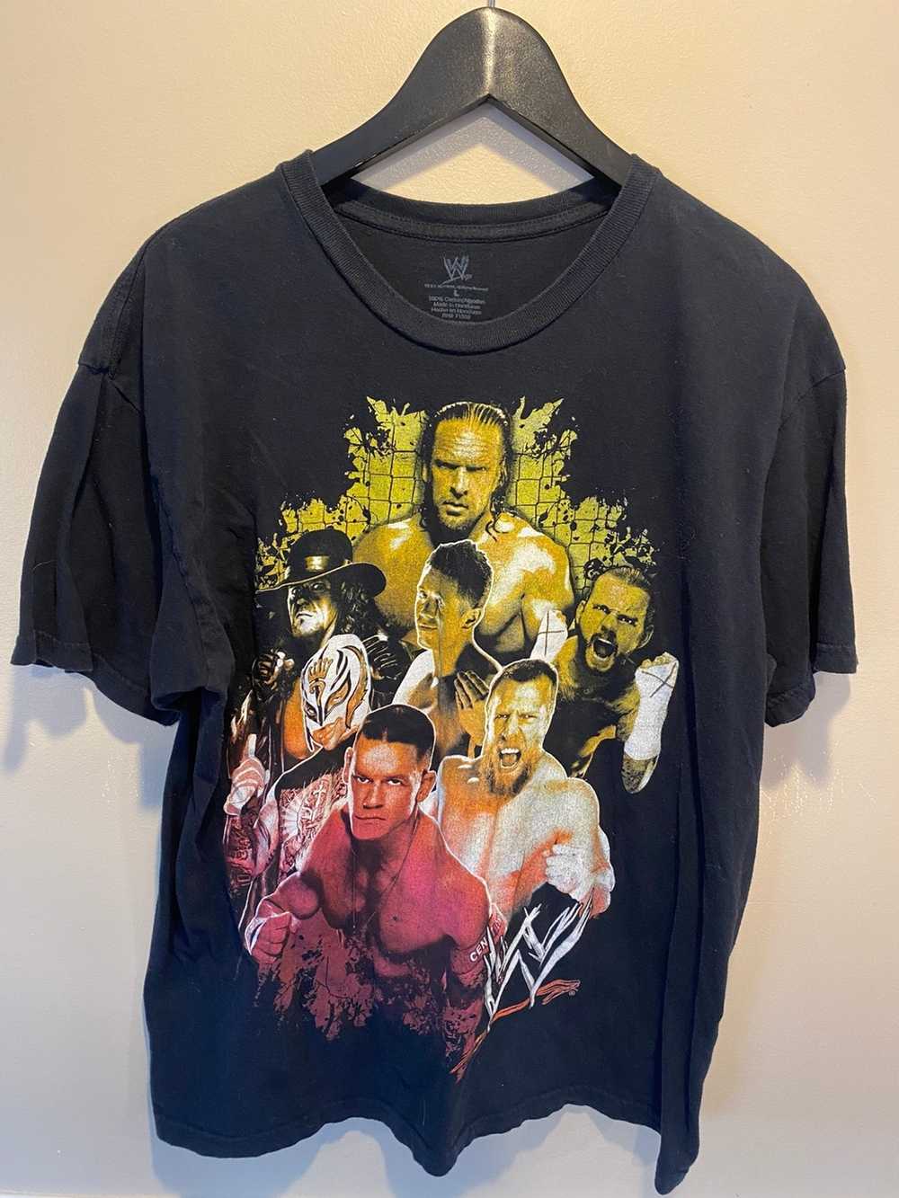 Wwe Wwe wwf wrestling tee large black - image 1