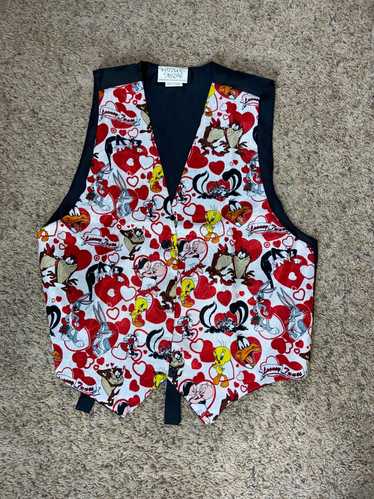 Vintage VINTAGE Looney Tunes 1994 Valentines Vest 