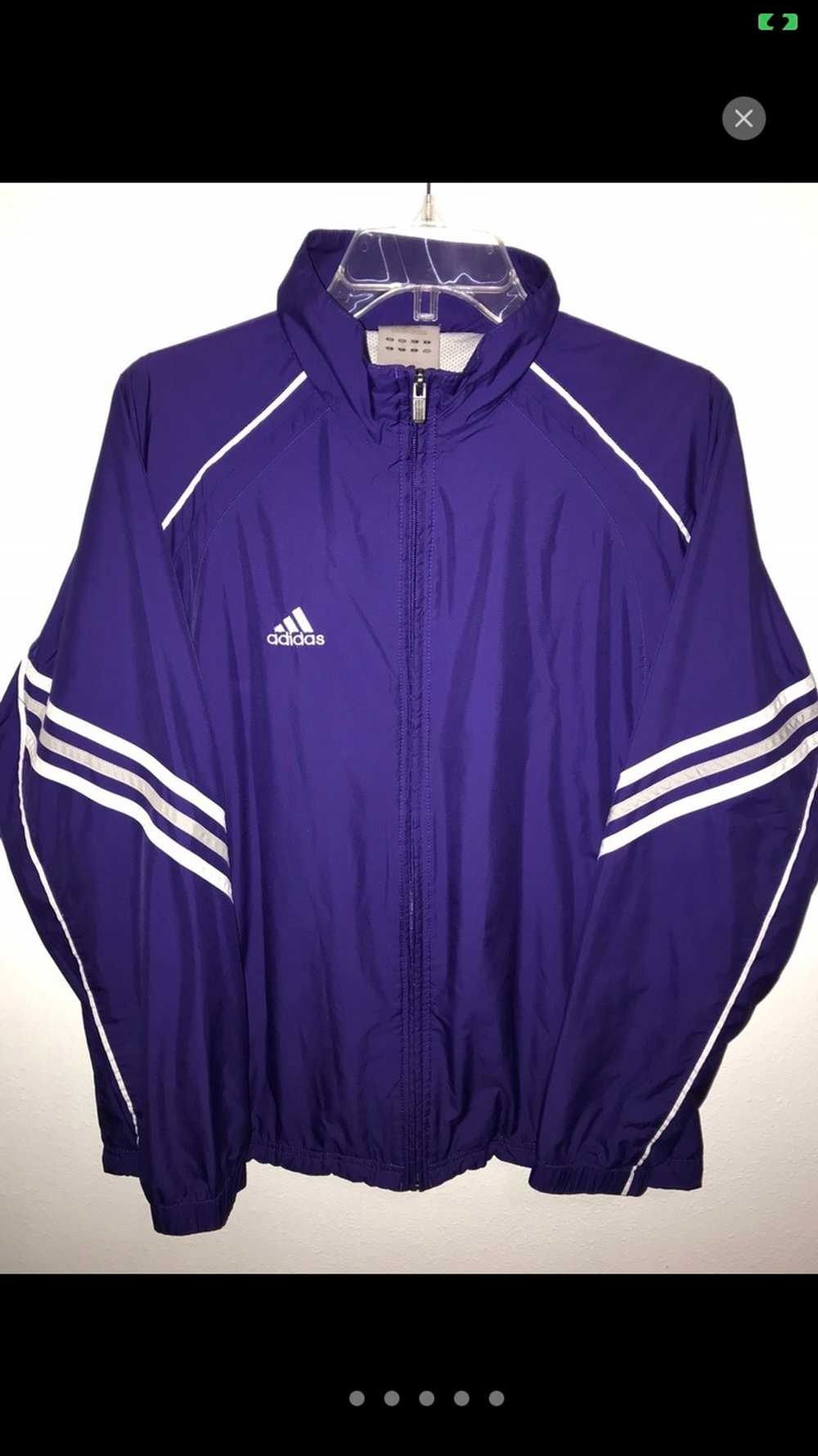 Adidas × Vintage Vintage adidas nylon track jacket - image 1