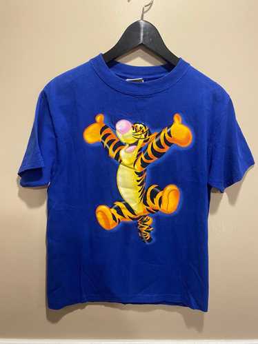 Disney Vintage tigger disney tee small blue - image 1