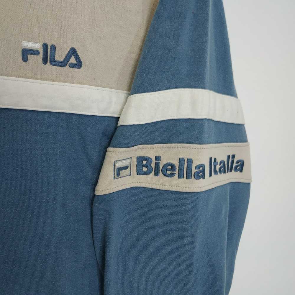 Camo Biella Italy × Fila × Vintage Fila long slee… - image 4