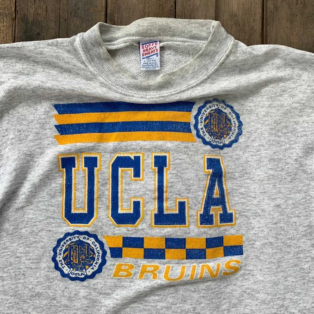 Vintage Vintage Distressed UCLA Crewneck Sweatshi… - image 3