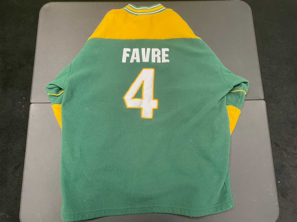 NFL × Vintage Brett Farve Crewneck Size M Green B… - image 2