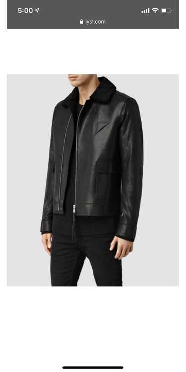 Allsaints All Saints Chase Leather Jacket