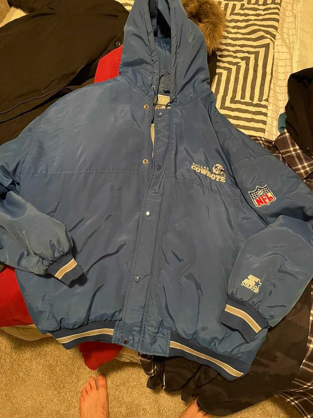 Vintage Dallas Cowboys Starter Jacket Parka Youth S – Laundry