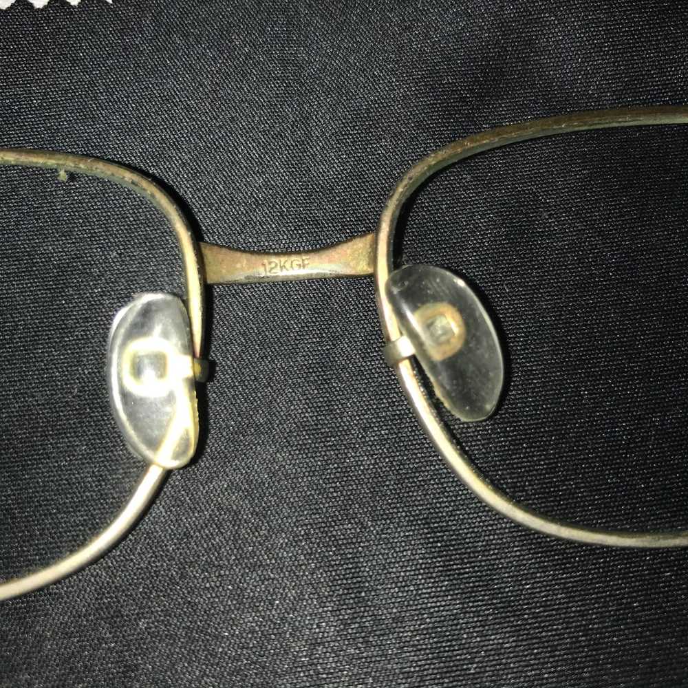Vintage American Vintage Glasses 1960s 12KGF Glas… - image 8