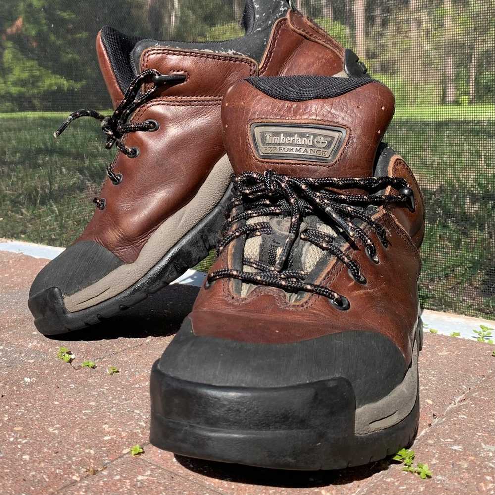 Timberland Vintage Timberland Gore-Tex Brown Leat… - image 1