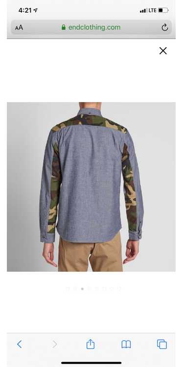 Sophnet. Sophnet. Camouflage Panel Chambray Shirt