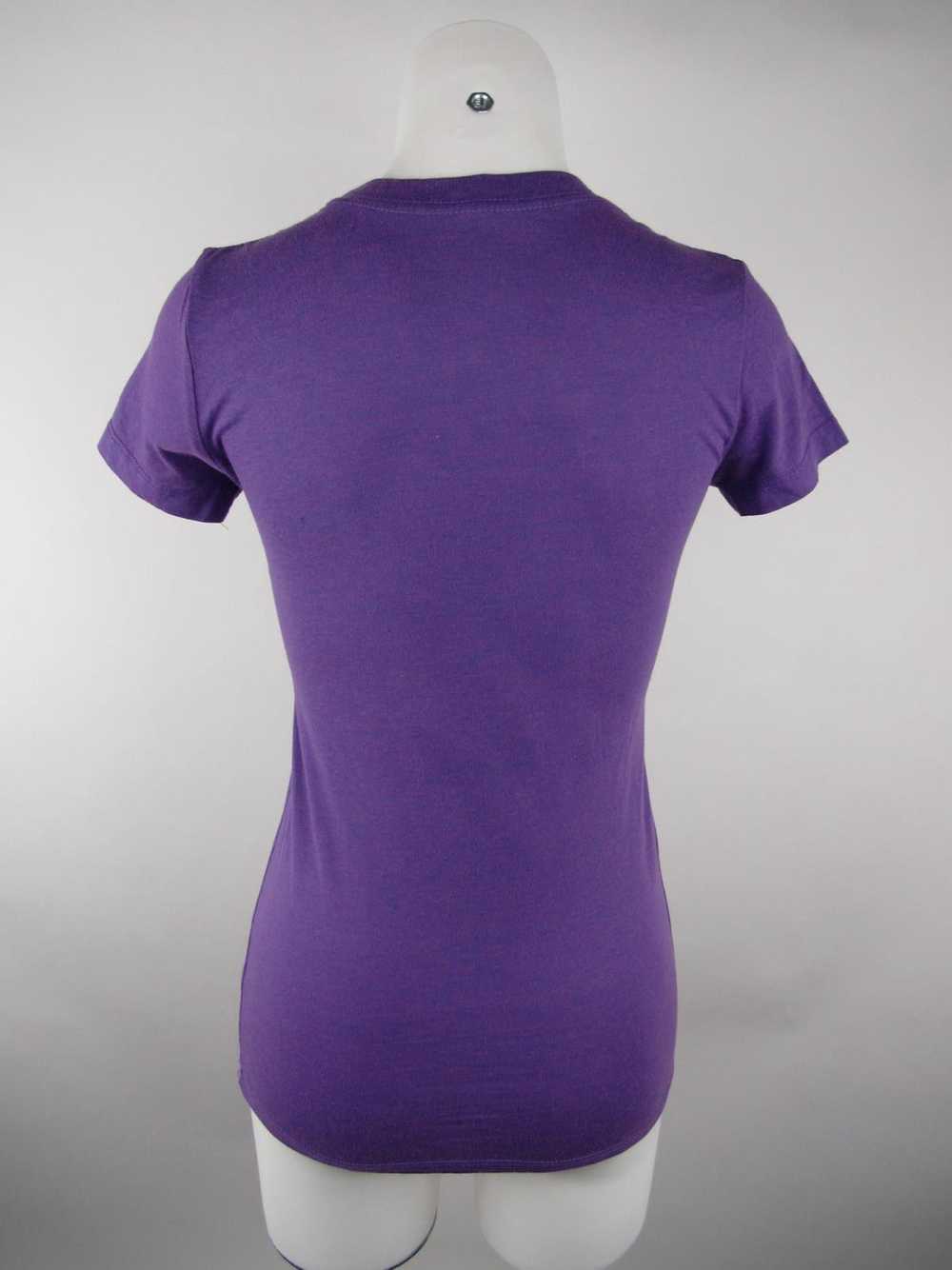Tie Dye Gravity Ladies Shirt Size M Medium Red Blue Purple