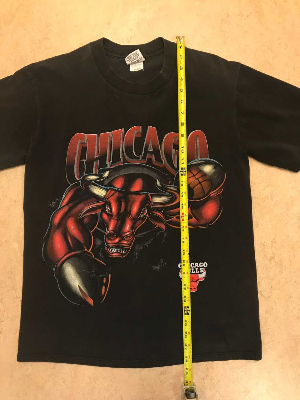 Chicago Bulls/LA Lakers Nutmeg Vintage T-shirt Size M Single Stitch