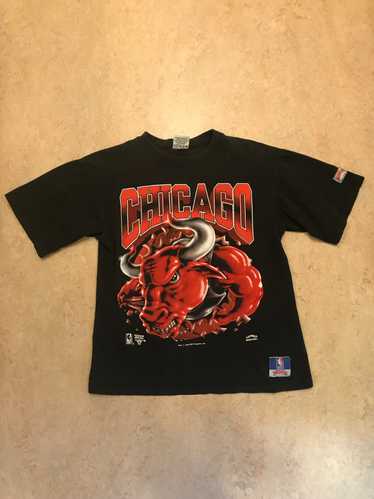 Chicago Cubs National League East Logo Vintage '90s T-Shirt by Nutmeg