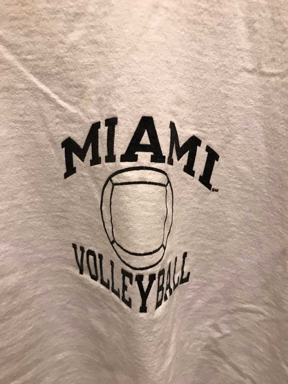 Champion × Vintage Vintage 90s Miami Volleyball T… - image 3