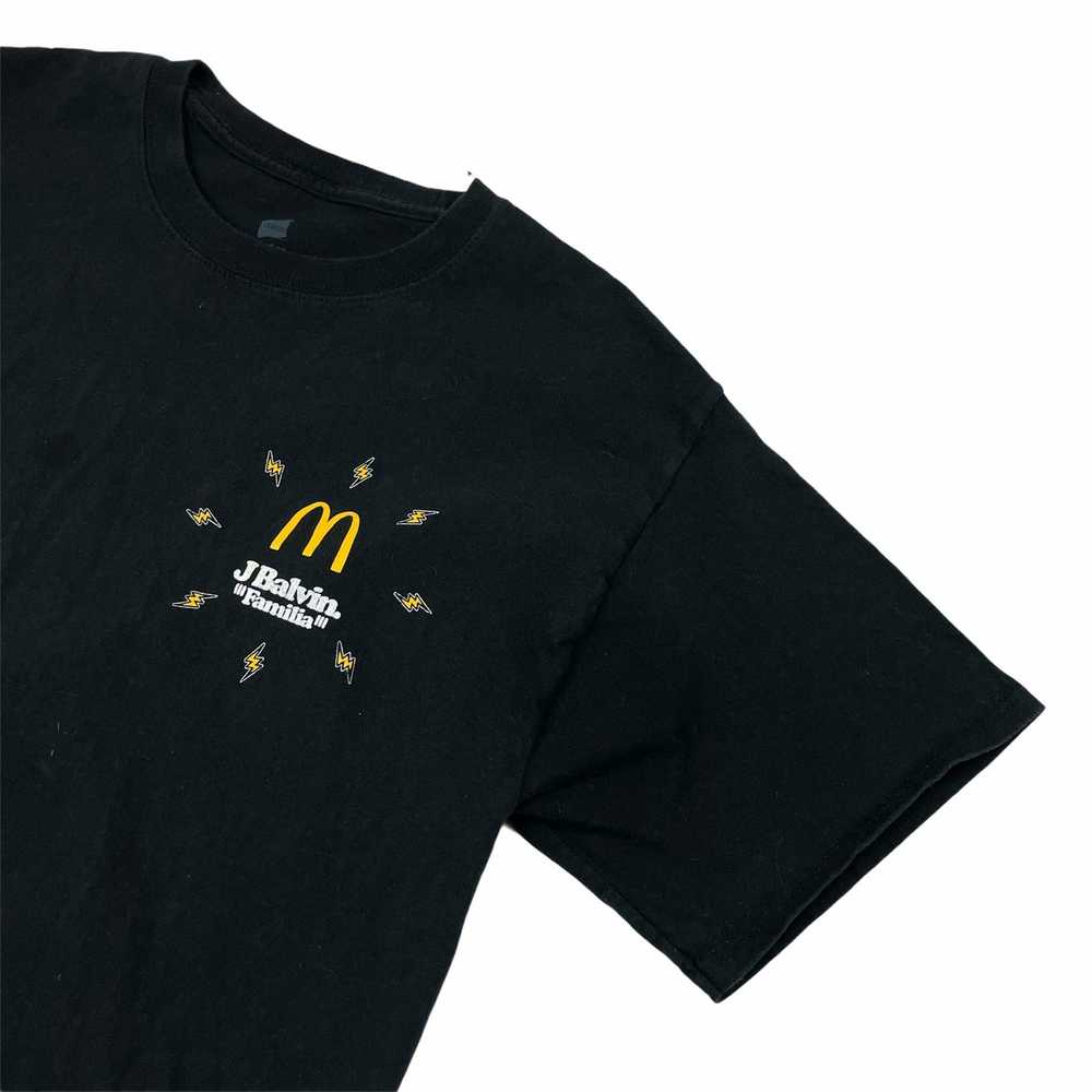 J Balvin x McDonald's Logo Tee Black Men's - FW20 - US