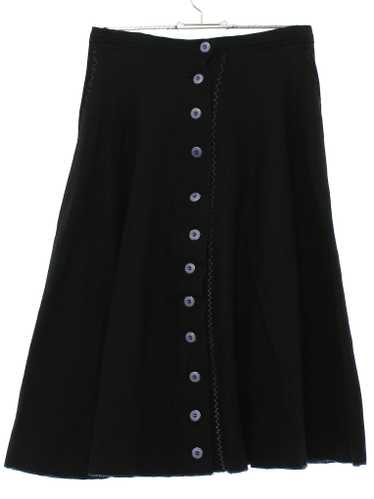 1960's Felt Circle Skirt