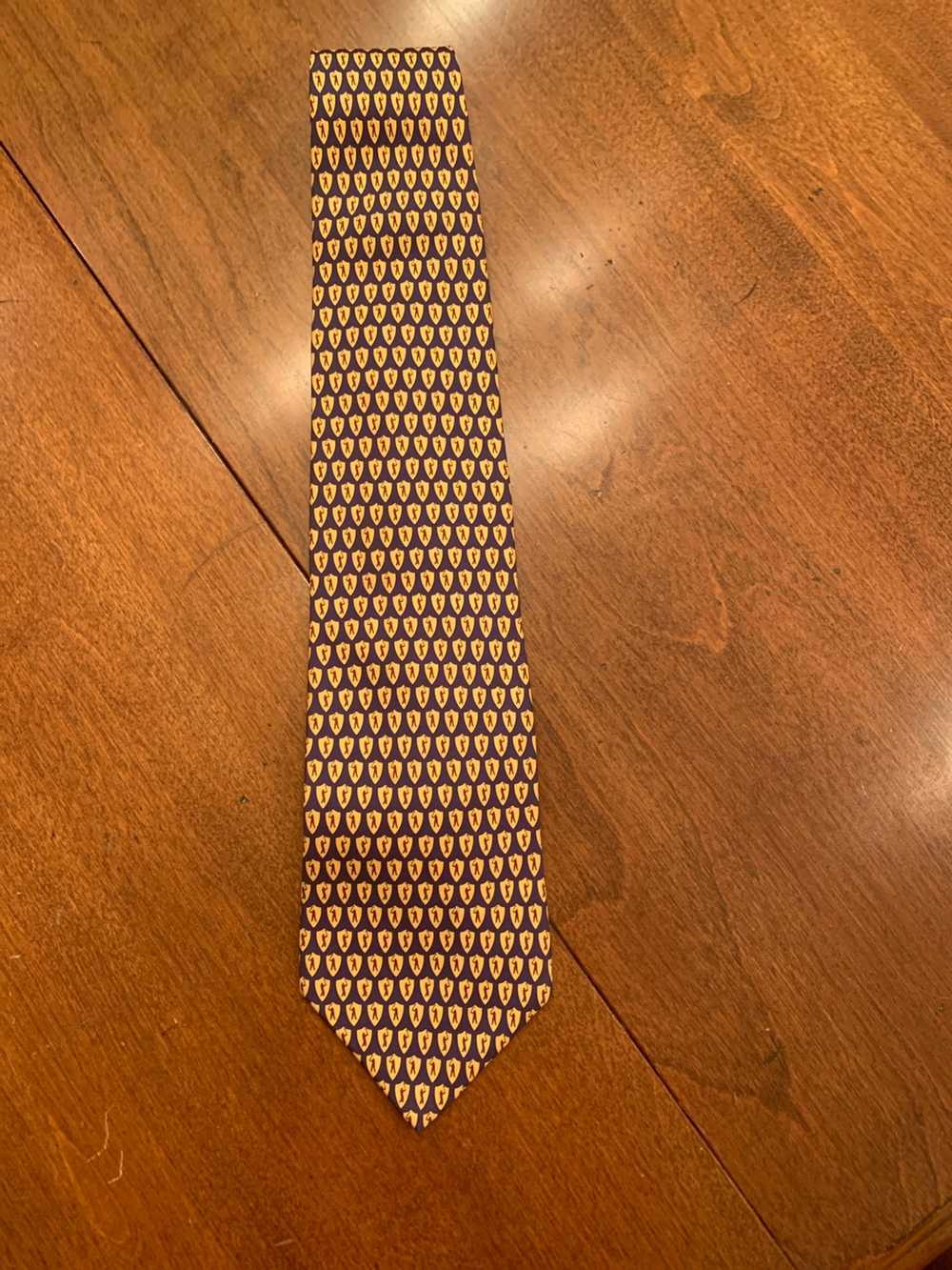 Alfred Dunhill Dunhill Authentic 100% Silk Tie - image 1