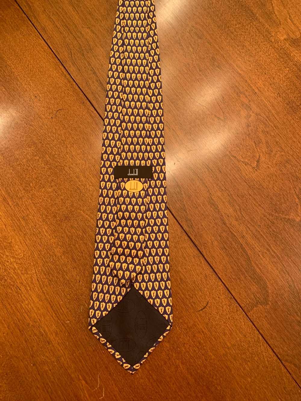Alfred Dunhill Dunhill Authentic 100% Silk Tie - image 2