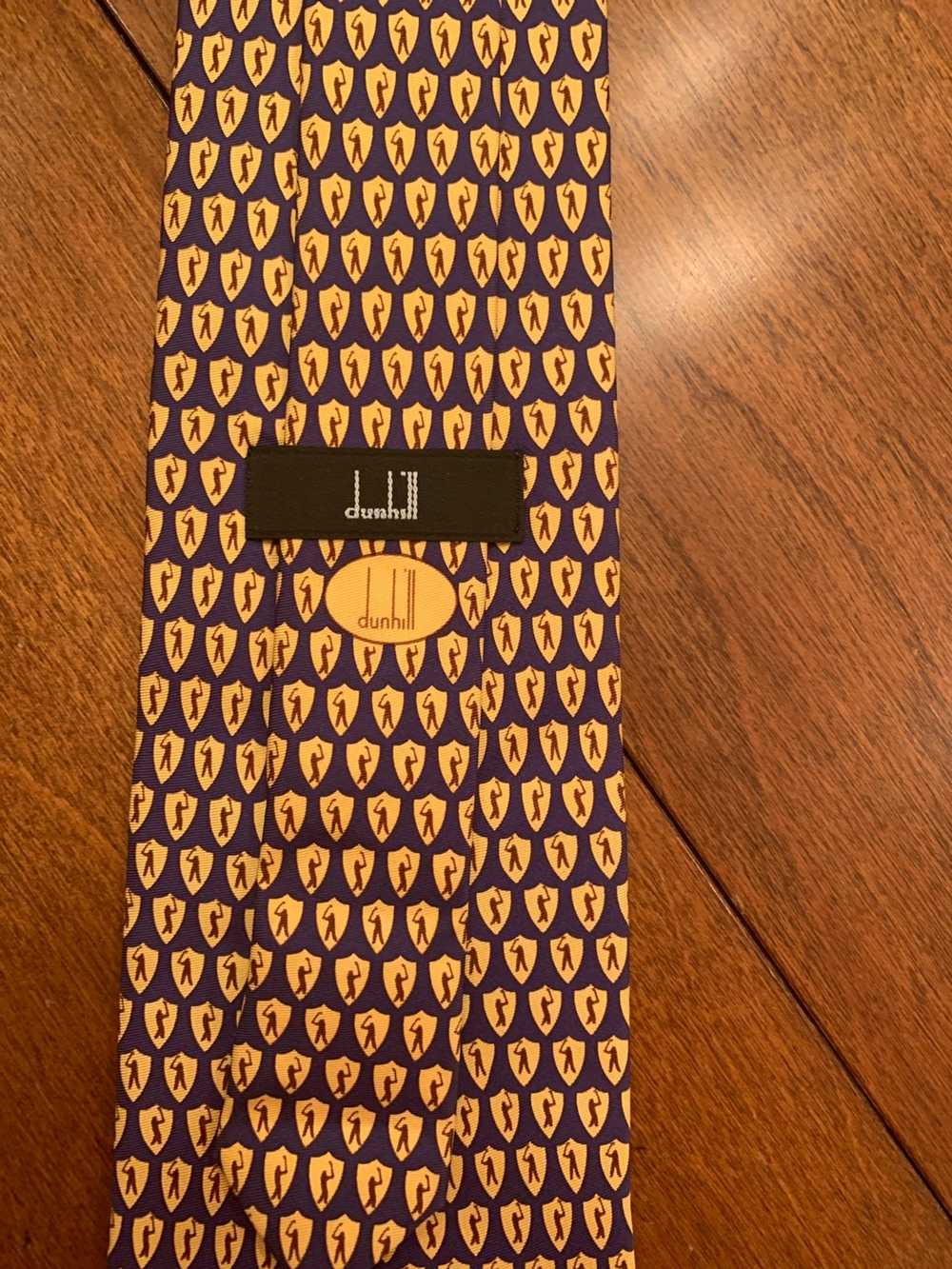 Alfred Dunhill Dunhill Authentic 100% Silk Tie - image 3