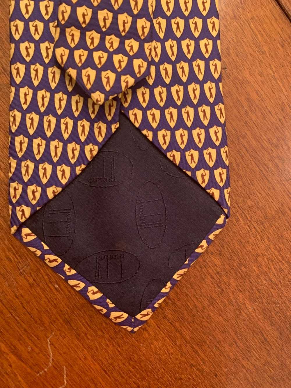 Alfred Dunhill Dunhill Authentic 100% Silk Tie - image 4