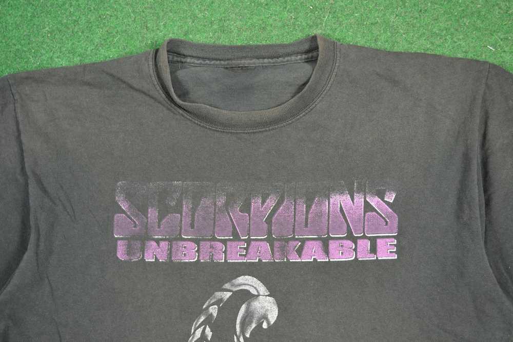 Band Tees × Vintage Unbreakable Scorpions Tesla T… - image 2