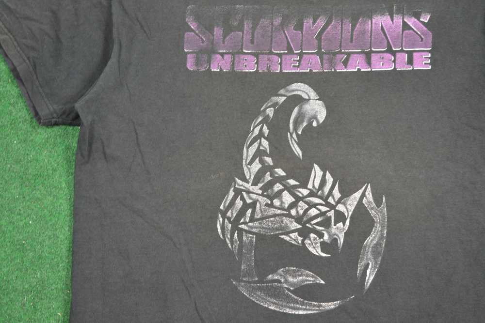 Band Tees × Vintage Unbreakable Scorpions Tesla T… - image 3