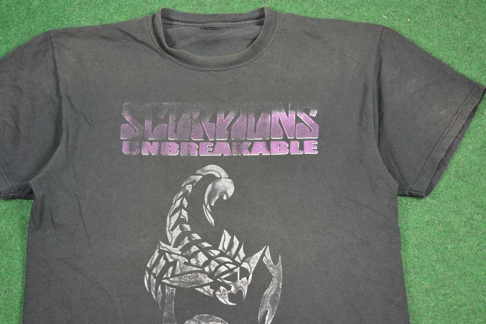 Band Tees × Vintage Unbreakable Scorpions Tesla T… - image 4