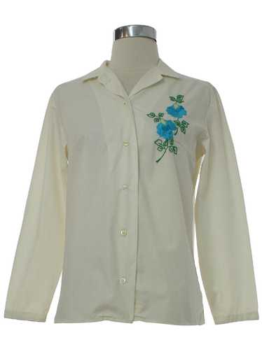 1970's Womens Embroidered Shirt