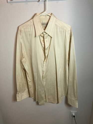 Pronto Uomo Cream Colored Long Sleeve Button Down