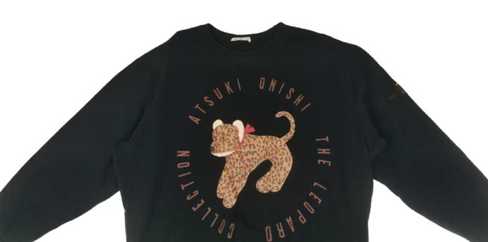 Japanese Brand Japanese Atsuki Onishi Leopard Swe… - image 3