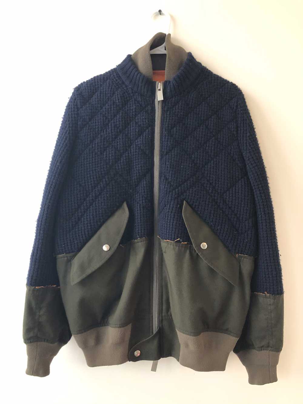 Sacai SACAI AW16 Knit Blouson - Gem