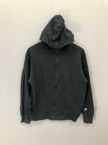 Champion Champion Hoodie Sweatshirt Black Small #5