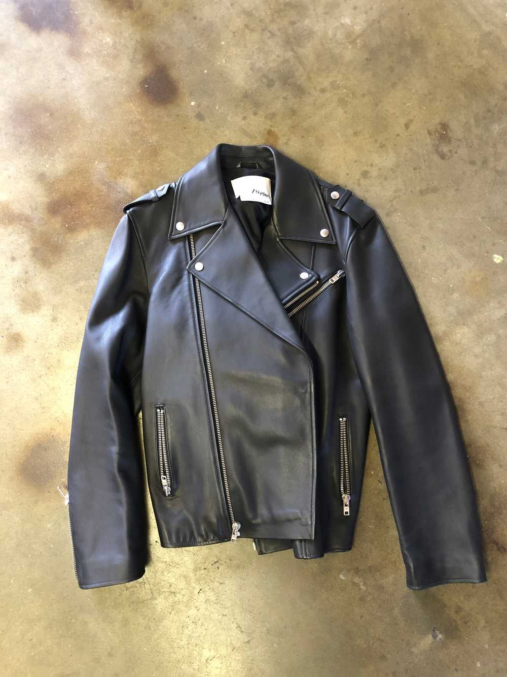Other Solid leather jacket - image 6