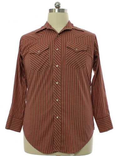 1980's Ruddock Shirts Mens Western Shirt