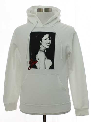 Selena Quintanilla Shirt Graphic Tee Gray Neon Logo T-Shirt Women's Medium