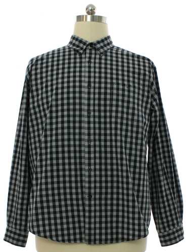 1990's John Bartlett Concensus Mens Preppy Checked