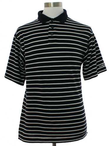 1980's Top Flite Mens Striped Polo Style Golf Shir