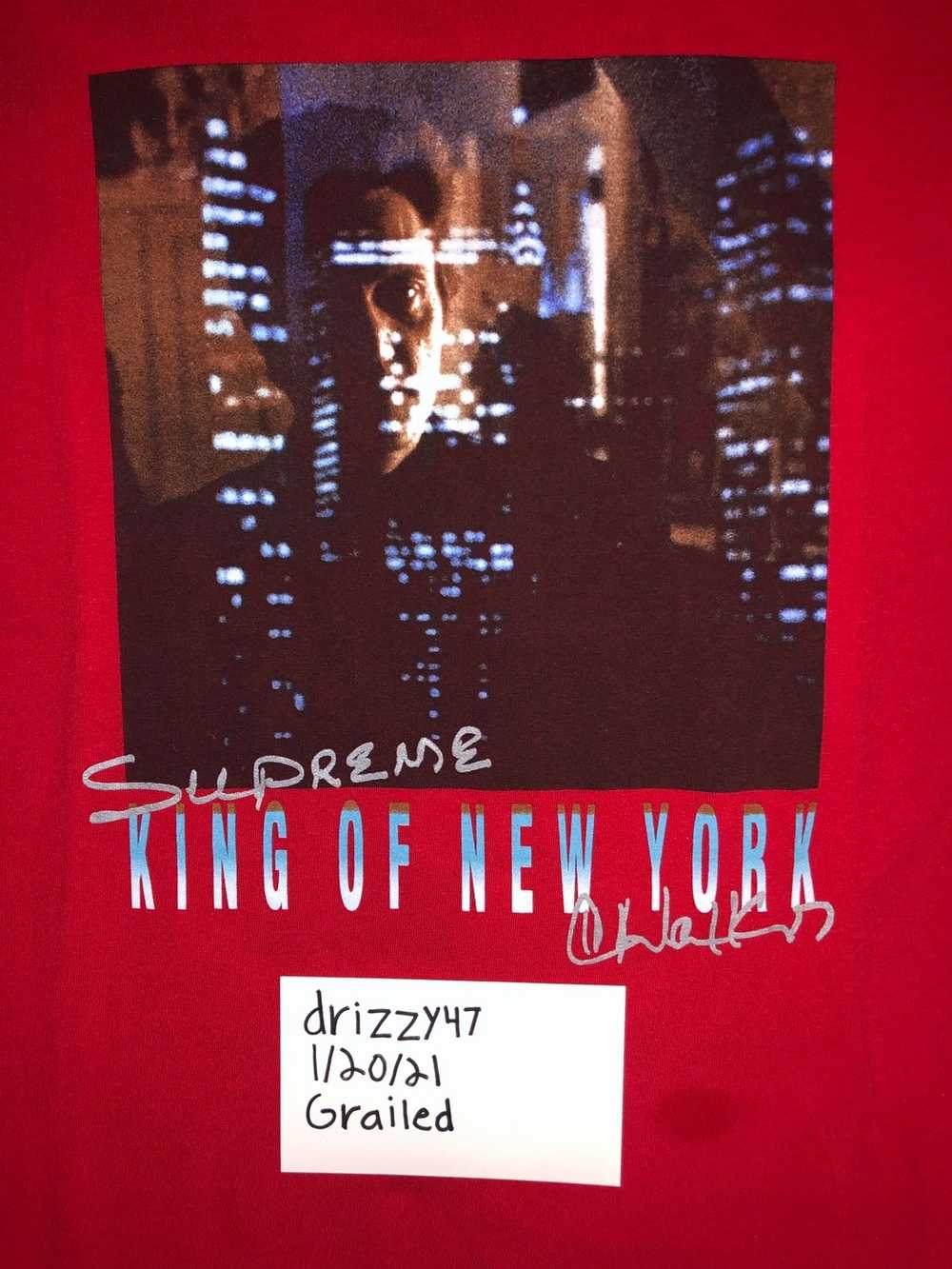 Supreme Christopher Walken King Of New York Tee - image 4
