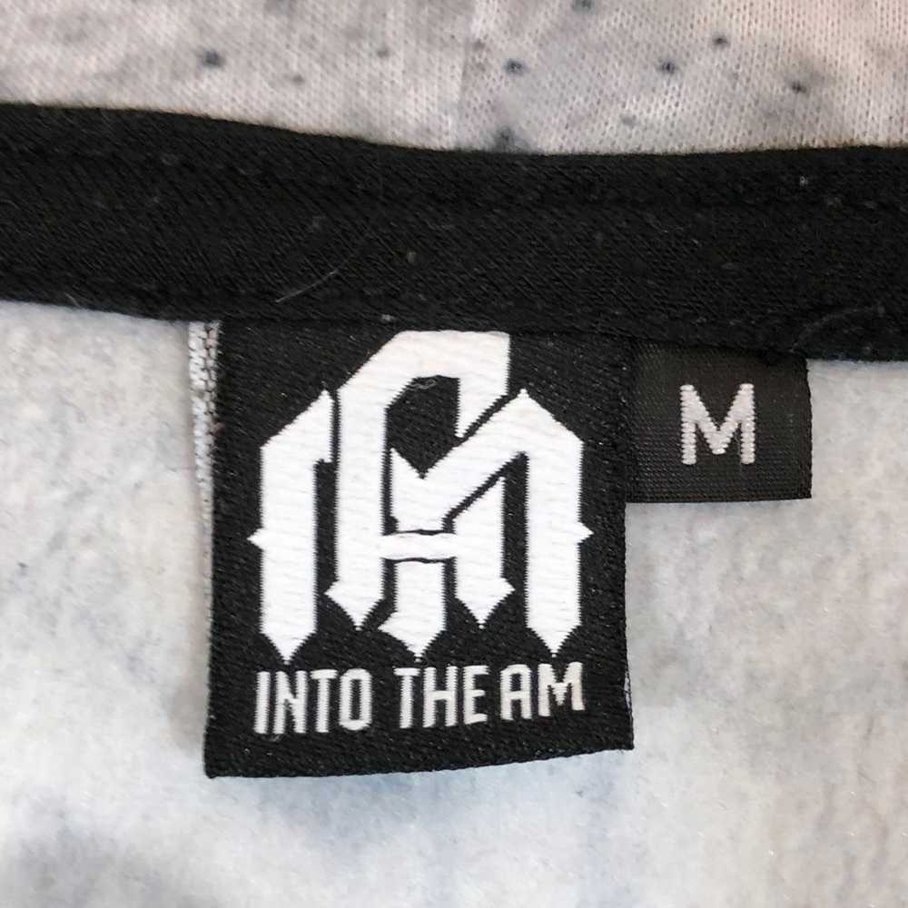 Other INTO AM Black White Graphic Hoodie Size M - image 3