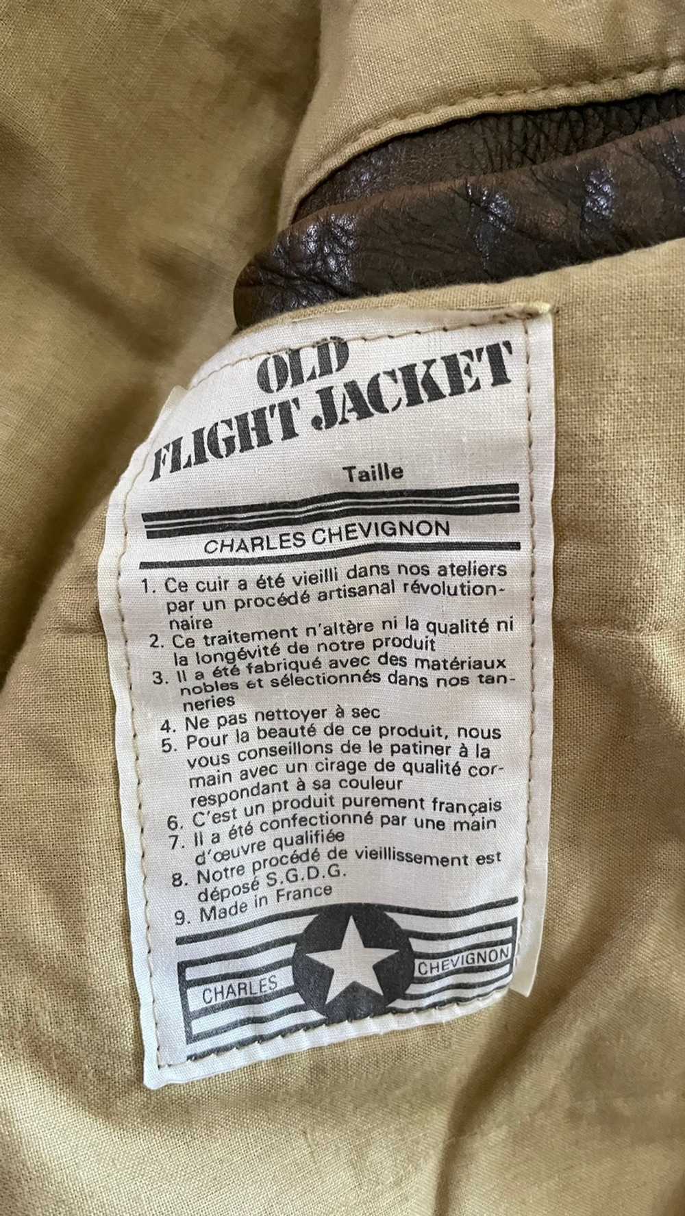 charles chevignon old flight jacket