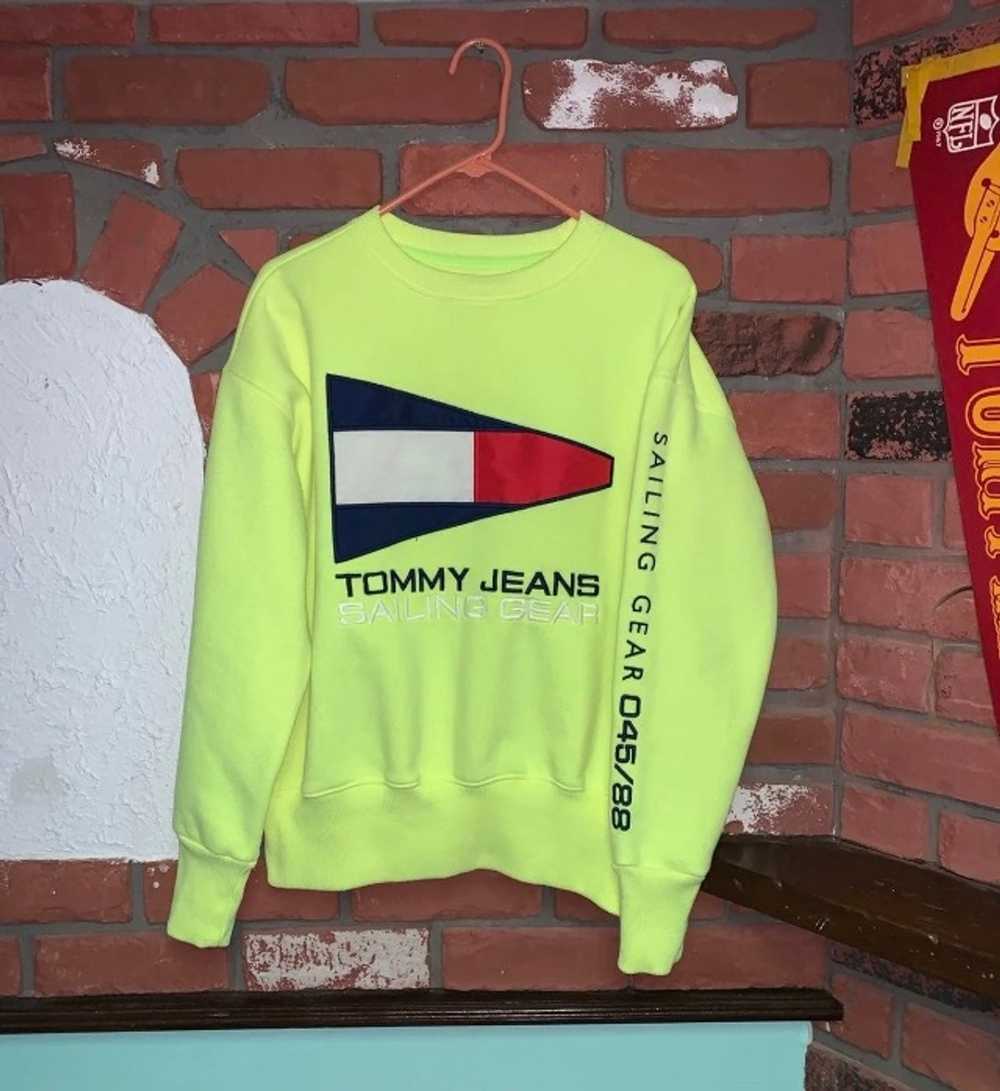 Tommy Hilfiger Tommy Hilfiger Sailing Neon Sweats… - image 1