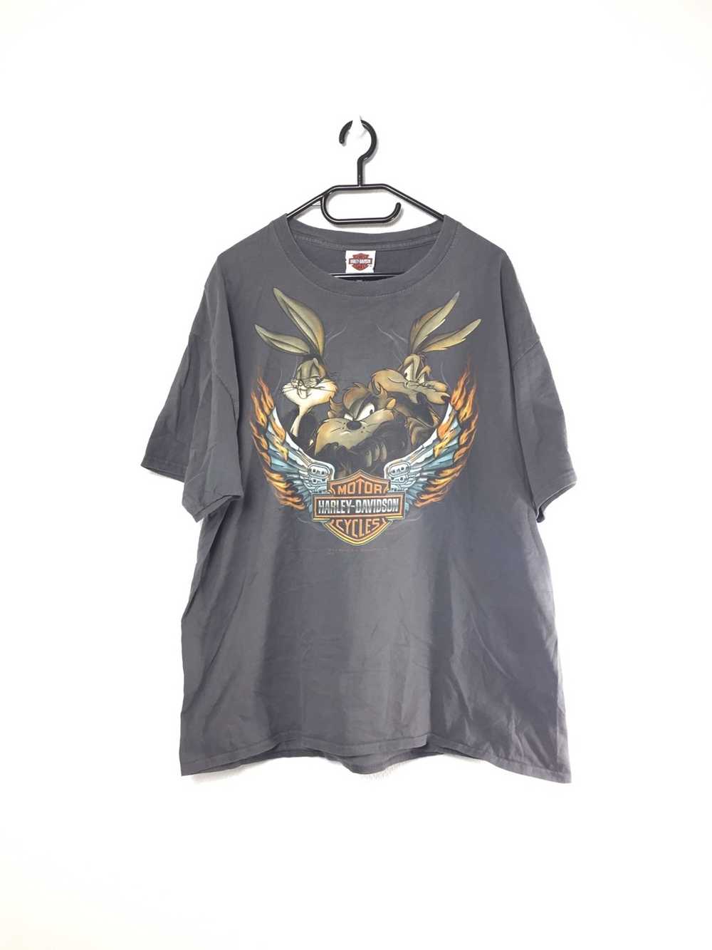 Harley Davidson × Vintage × Warner Bros BAND TEES x H… - Gem