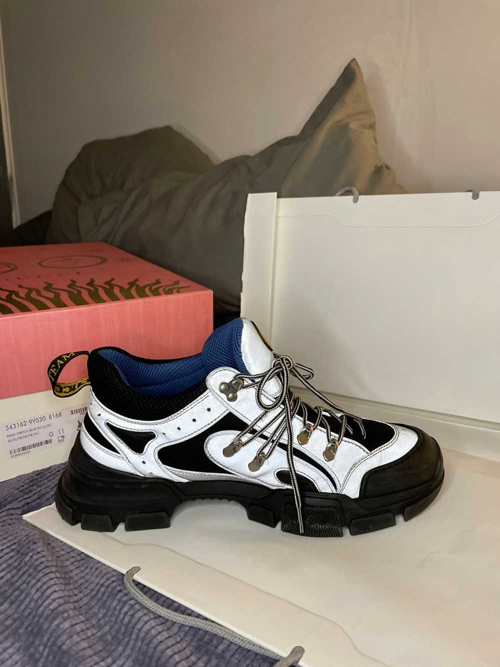 Gucci Flashtrek Low Reflective Grey - image 10