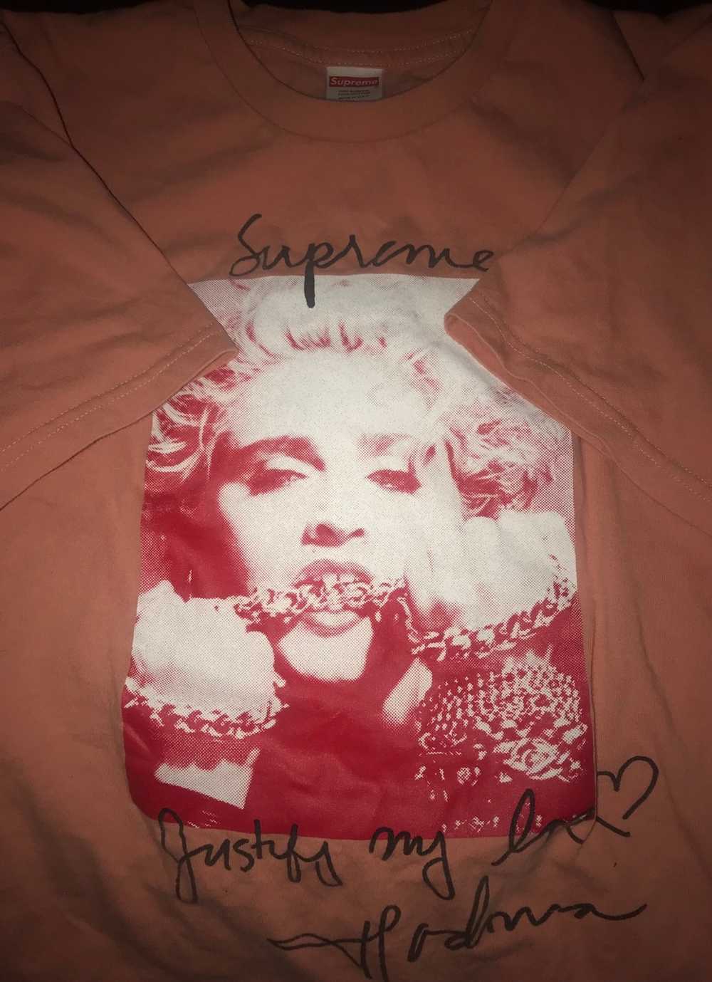 Supreme Supreme x Madonna T shirt pink - image 1